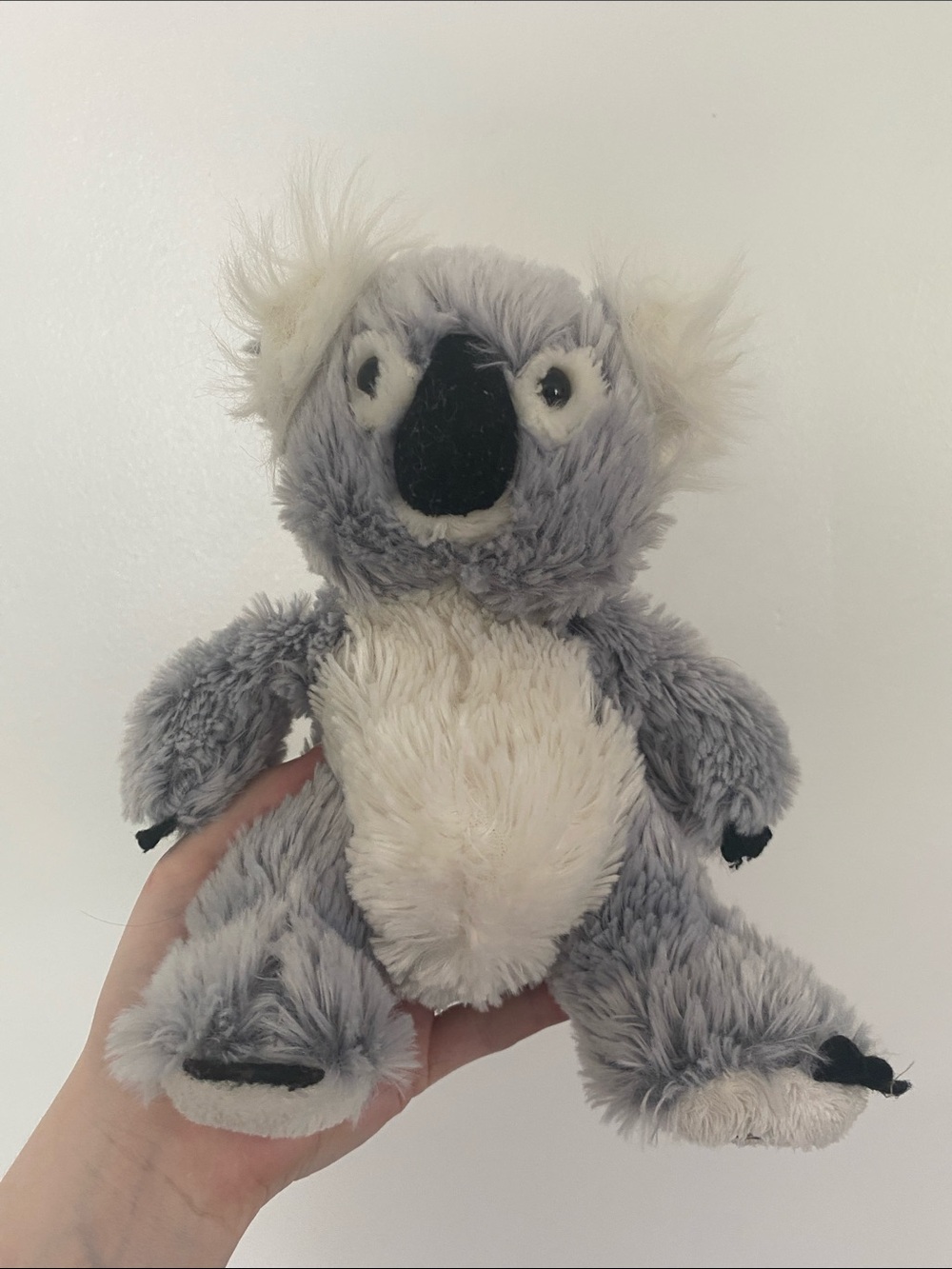 Gray and Cream Plush Koala Stuffed Animal - Soft Cuddly Toy
